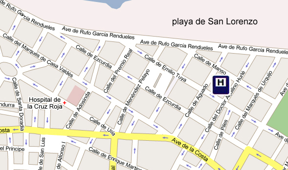 Plano de Gijon